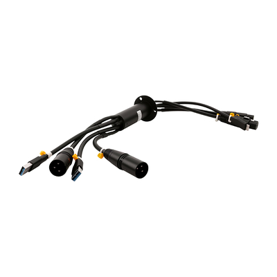 حلقة انزلاق HDMI USB3.0 ذات 36 دائرة لنقل فيديو عالي الدقة
