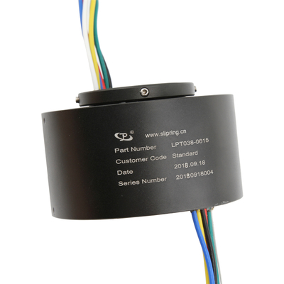 6 الدائرة 15A من خلال حلقة الانزلاق الثقب 38.1mm 300rpm