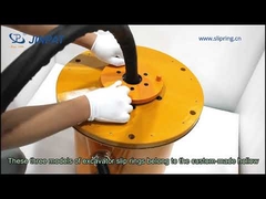 آلات البناء من خلال حلقة انزلاقية IP65 36VDC